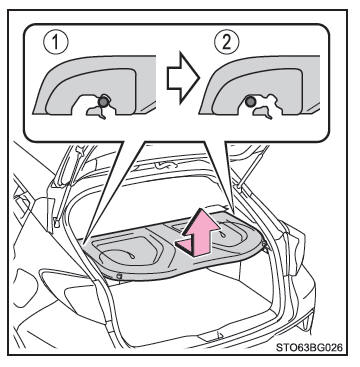 Toyota CH-R. Utilisation des rangementsr