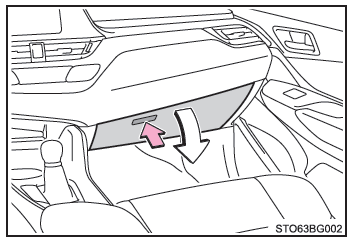 Toyota CH-R. Utilisation des rangementsr