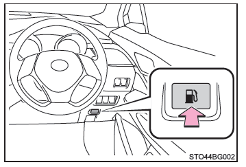 Toyota CH-R. Ravitaillement en carburant